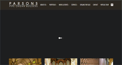 Desktop Screenshot of parsonsorgans.com